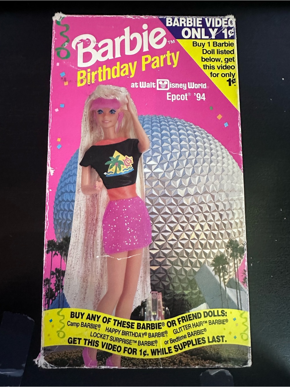 Barbie Birthday Party at Walt Disney World Epcot ‘94 VHS